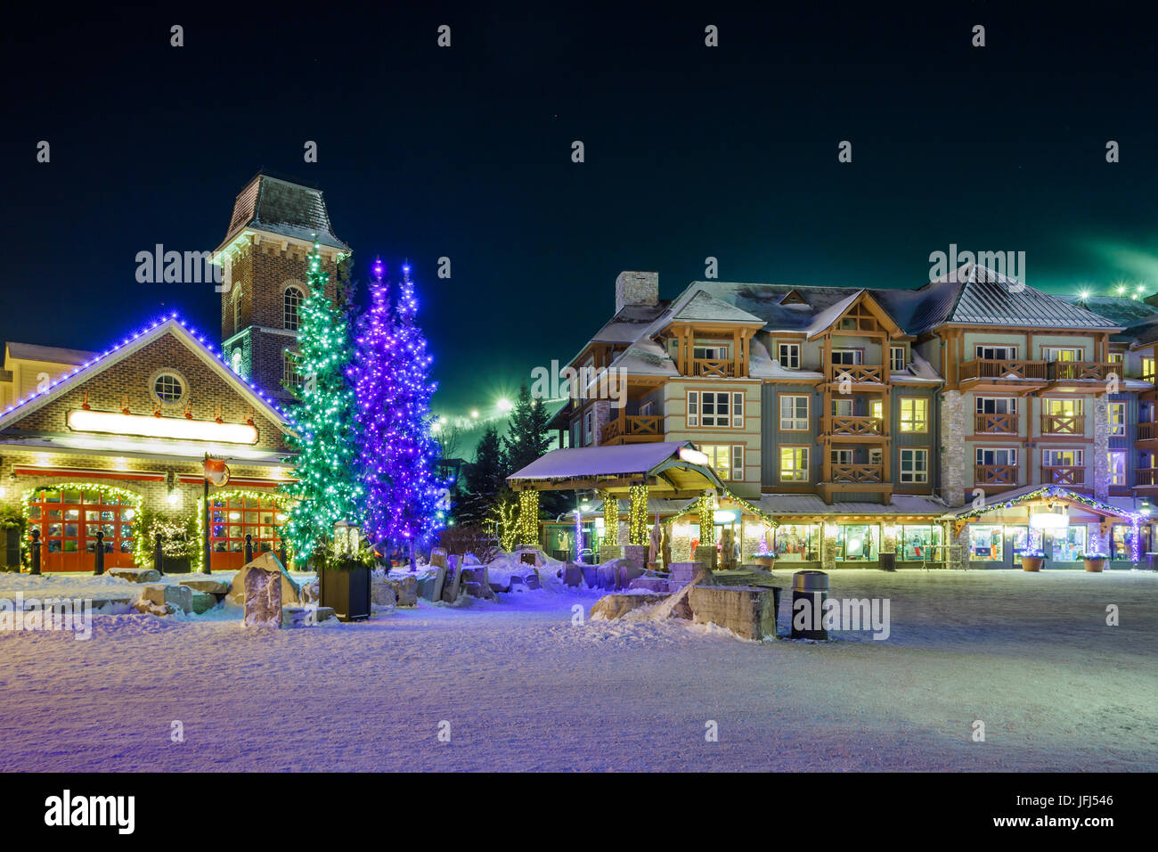 Blue mountain village ontario hi-res stock photography and images