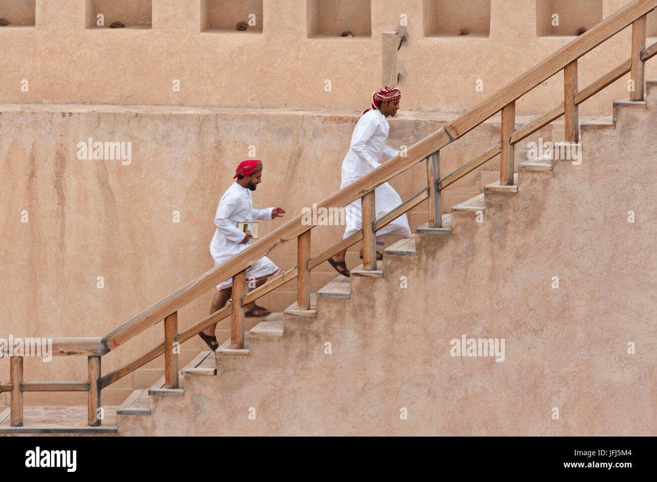Arabia, Arabian peninsula, Sultanate of Oman, Nizwa, fort Stock Photo