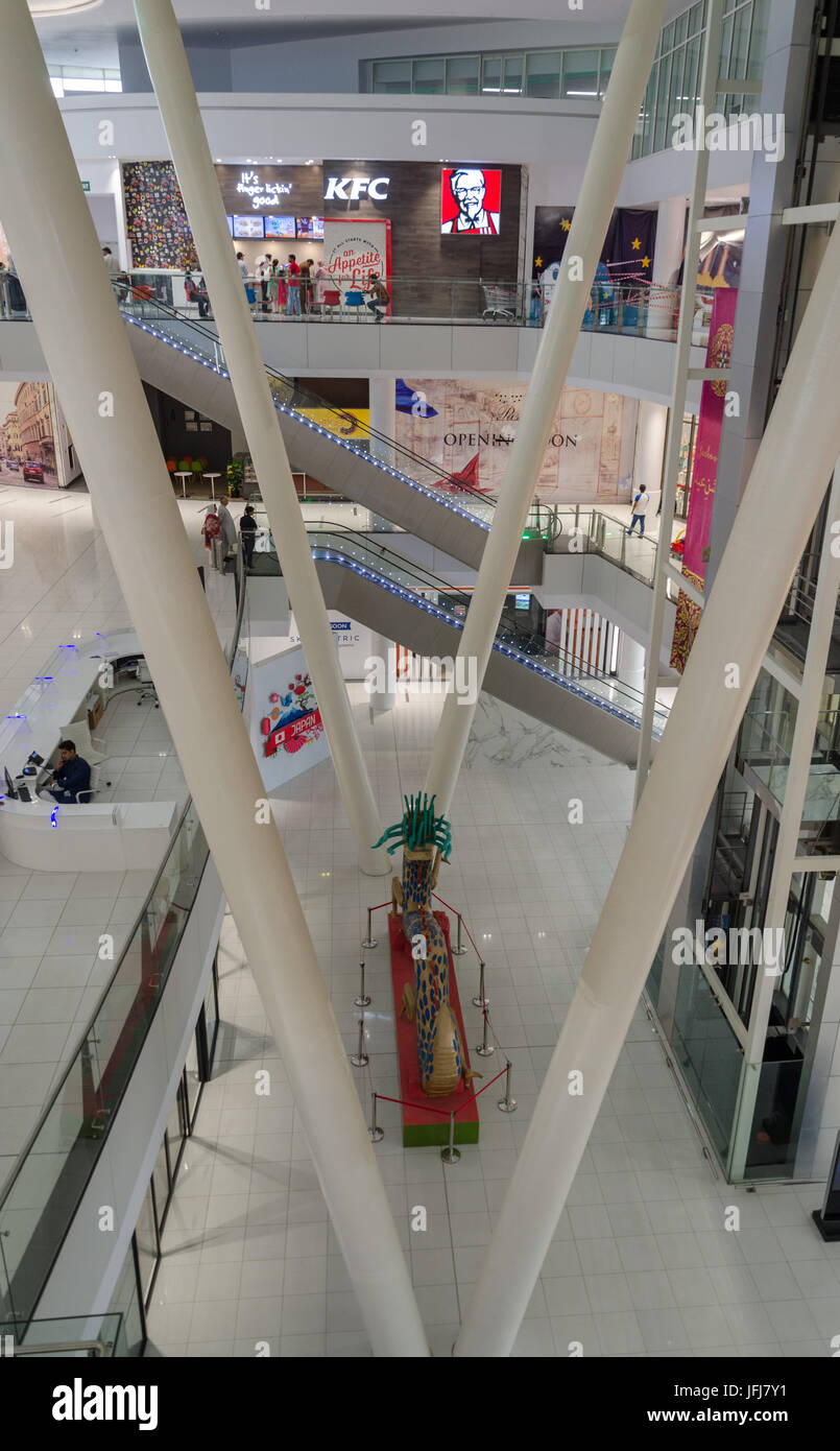Packages Shopping Mall Interiors, Lahore, Punjab, Pakistan Stock Photo