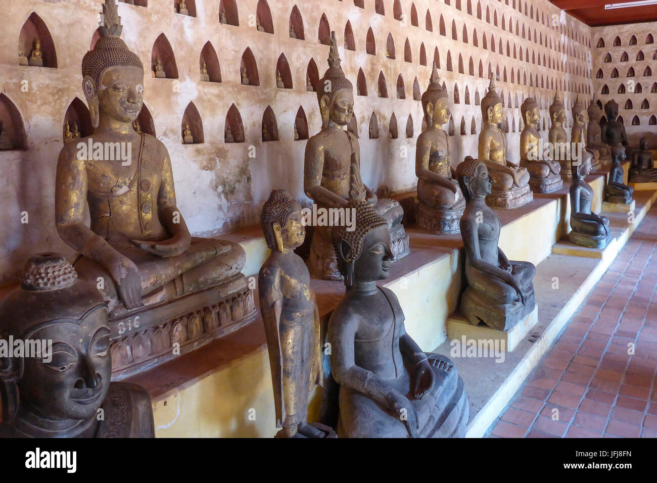 Asia, Laos, landlocked country, South-East Asia, Indo-Chinese peninsula, Vientiane, Sisaket museum Stock Photo
