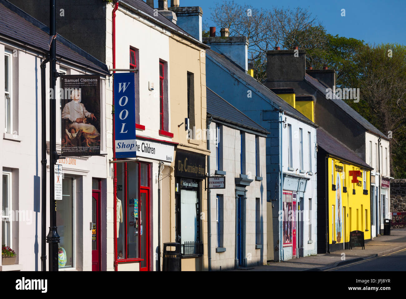 UK, Northern Ireland, County Antrim, Bushmills, town view Stock Photo