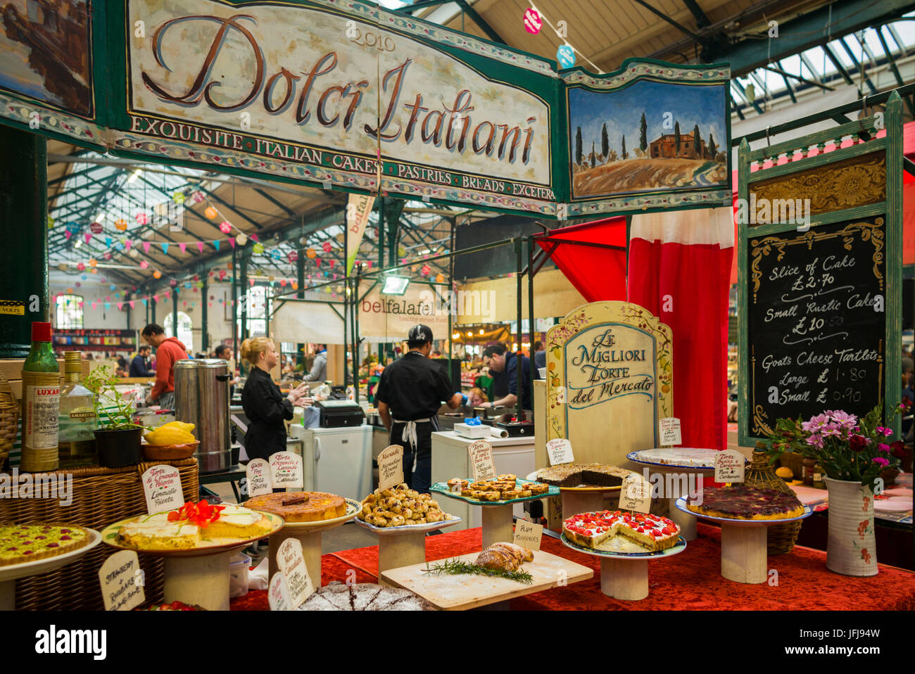 UK, Northern Ireland, Belfast, St. Market, pastries Stock