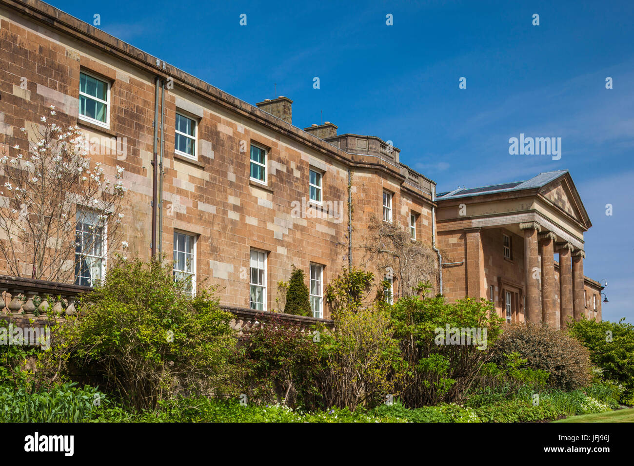 UK, Northern Ireland, County Down, Hillsborough, Hillsborough Castle, HM the Queen's official residence in Northern Ireland, exterior Stock Photo