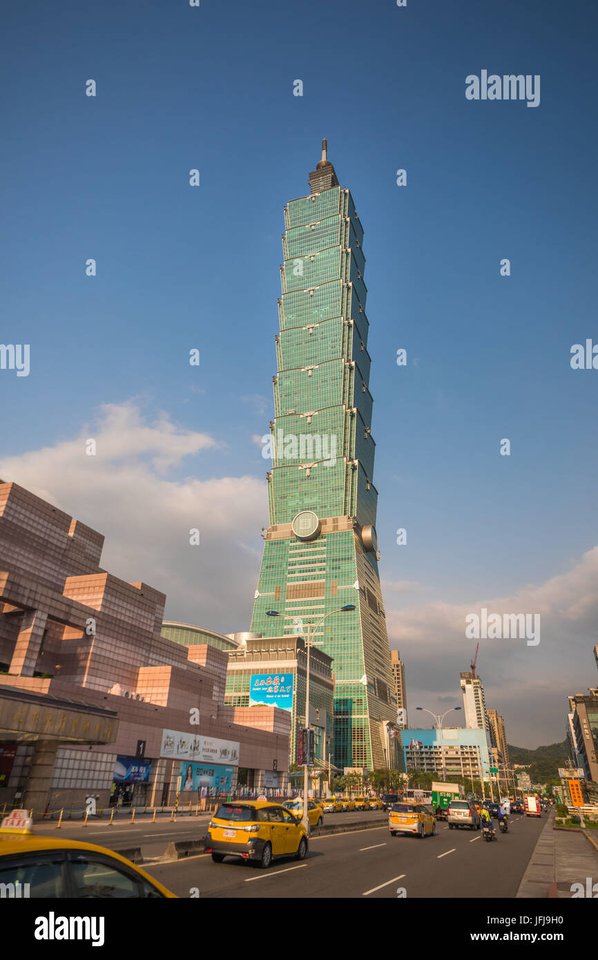 Taiwan, Taipei City, 101 Building Stock Photo