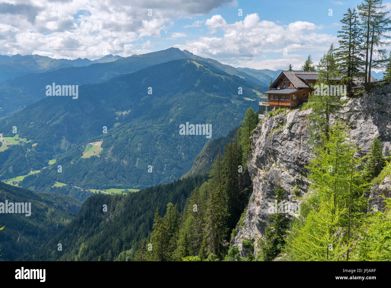 Lienz Dolomites, East Tyrol, Austria, The Dolomiten Hut Stock Photo