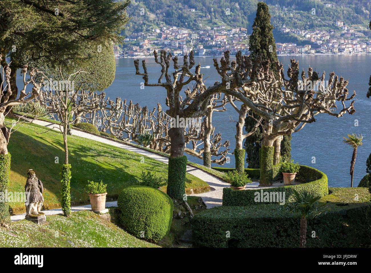 Italy, Lombardy, Como district, Como Lake, Villa del Balbianello Stock Photo