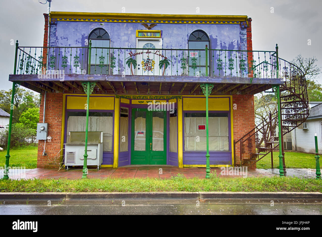 ponce de leon small city downtown in florida Stock Photo Alamy