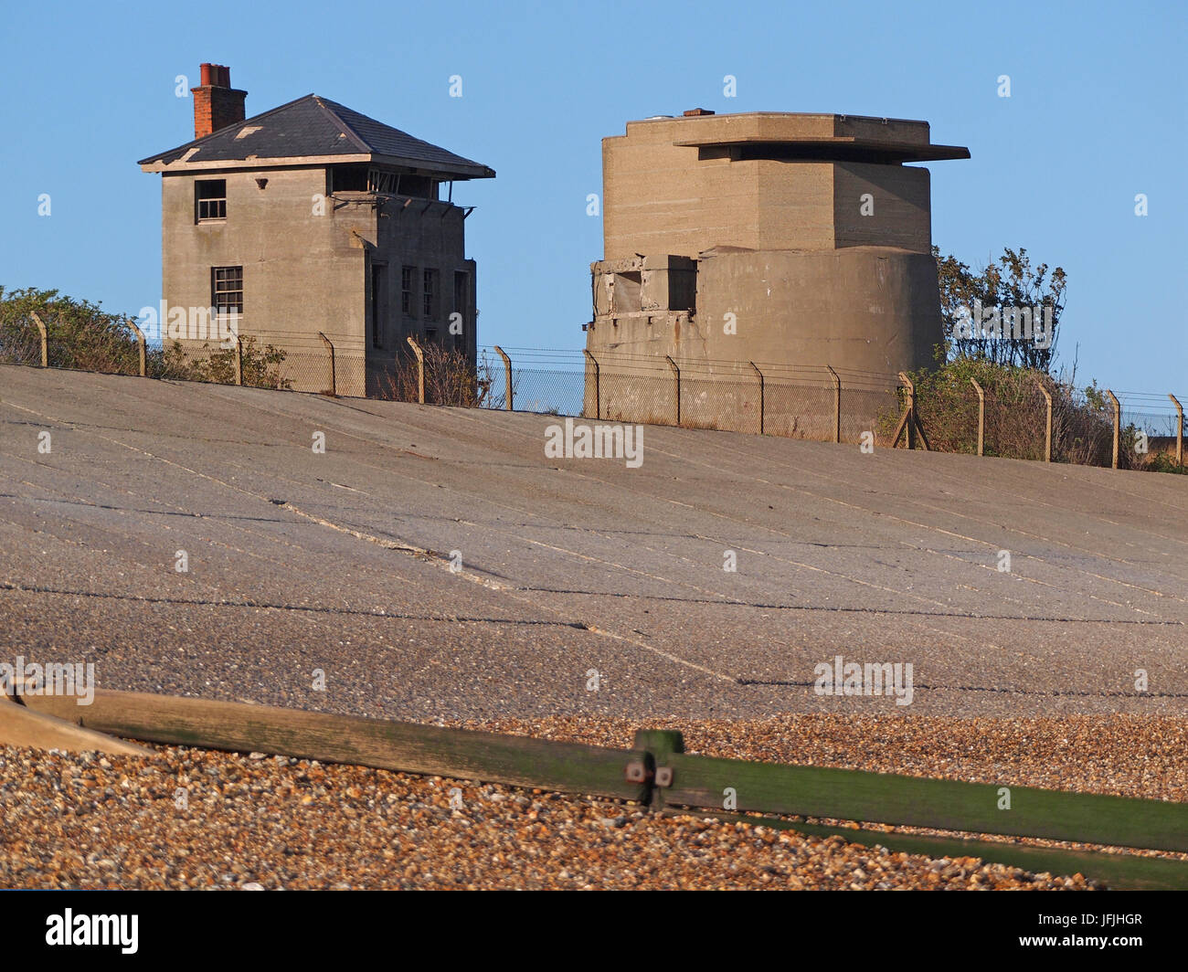 Two defensive forts at Sheerness Stock Photo