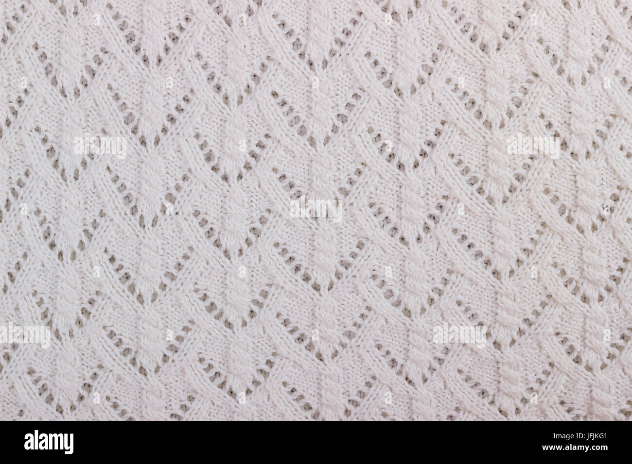 Texture of knitted woolen fabric Stock Photo