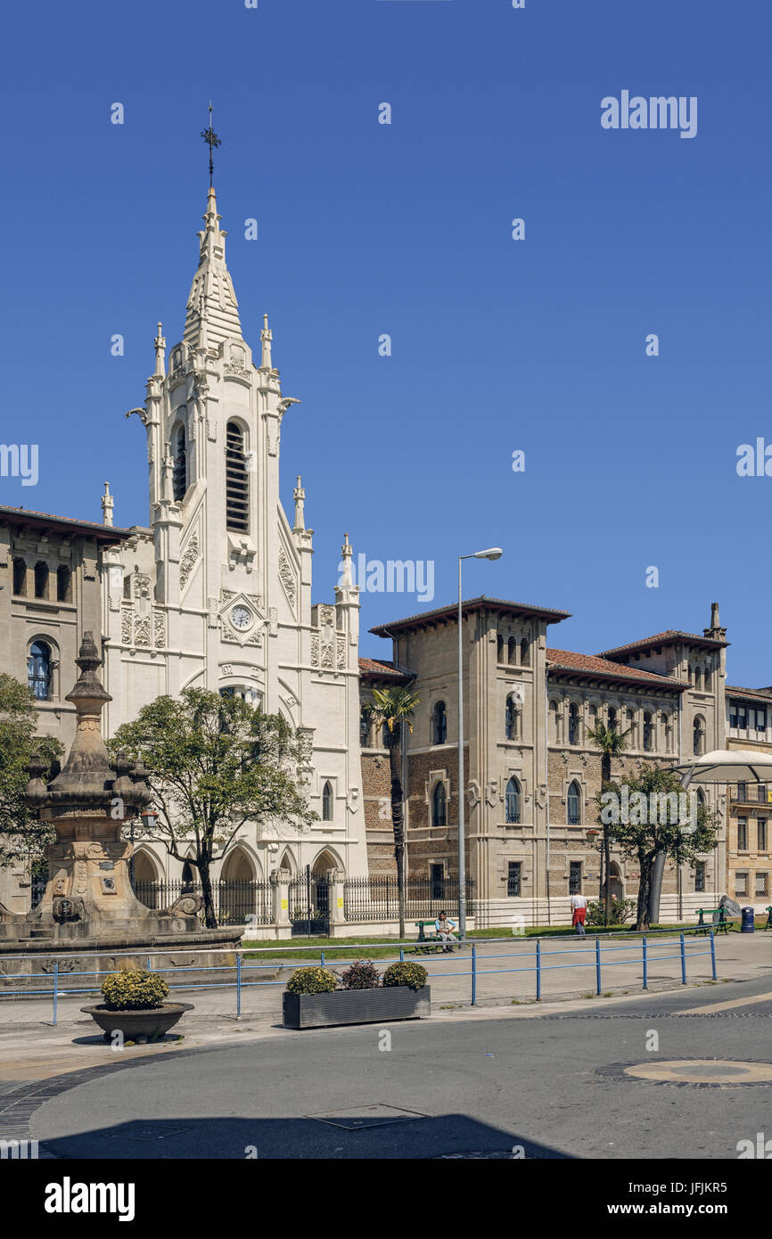 College of the Jesuits in the locality of Durango, province of Vizcaya, basque country, Spain, Europe. Stock Photo