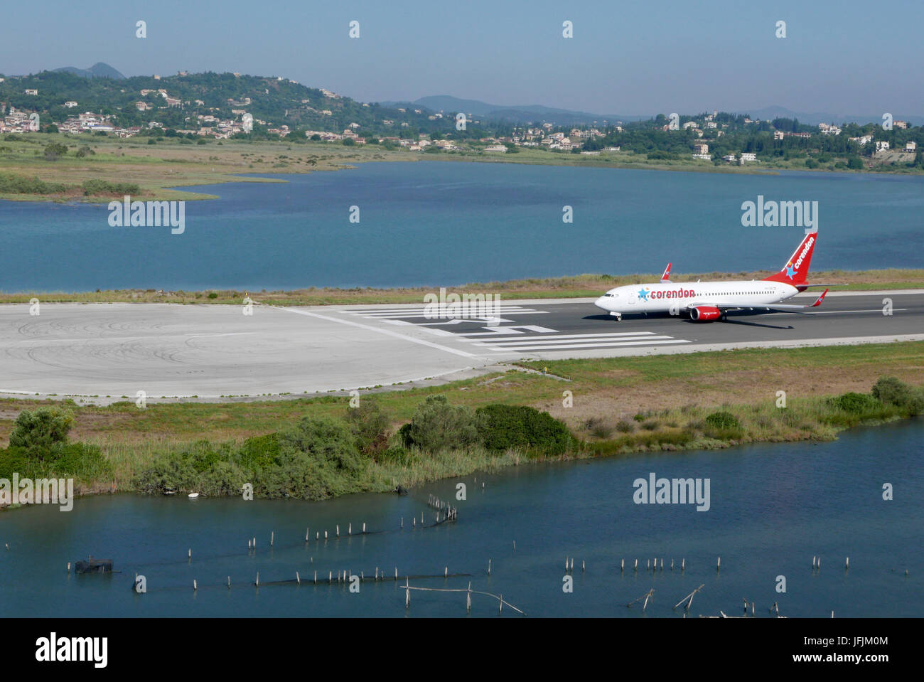 Corfu airport hires stock photography and images Alamy