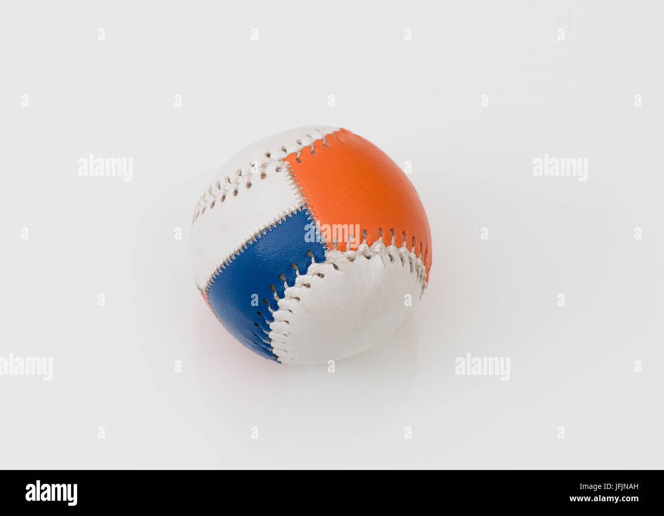 Baseball from hard leather on white background Stock Photo Alamy