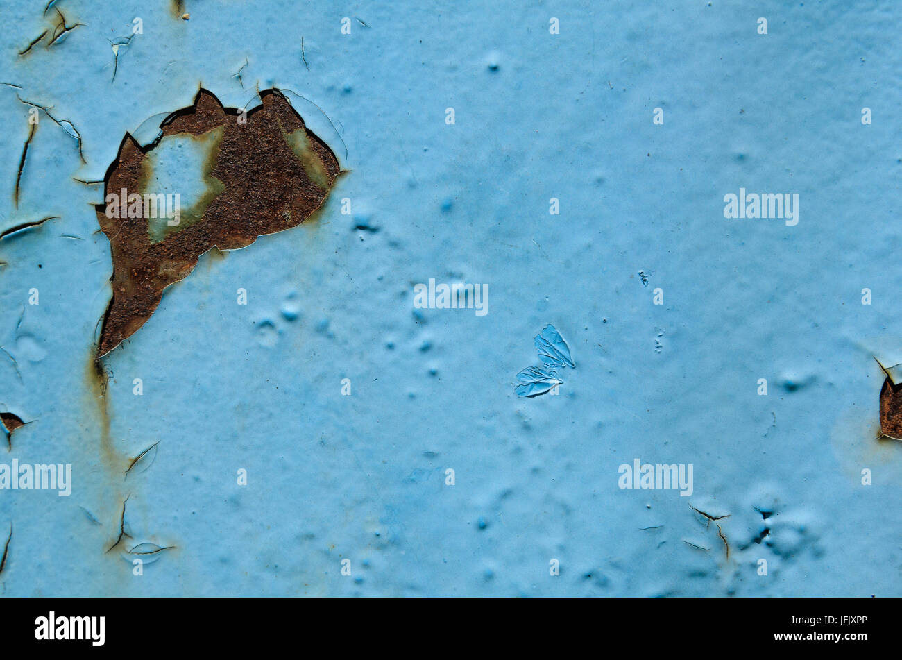 Texture of old paint blue, pieces of rust Stock Photo - Alamy