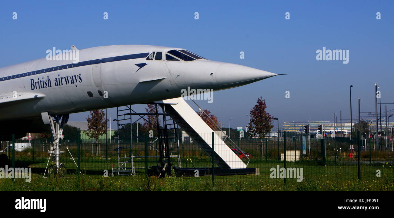 Supersonic Aircraft Concorde Stock Photo - Alamy