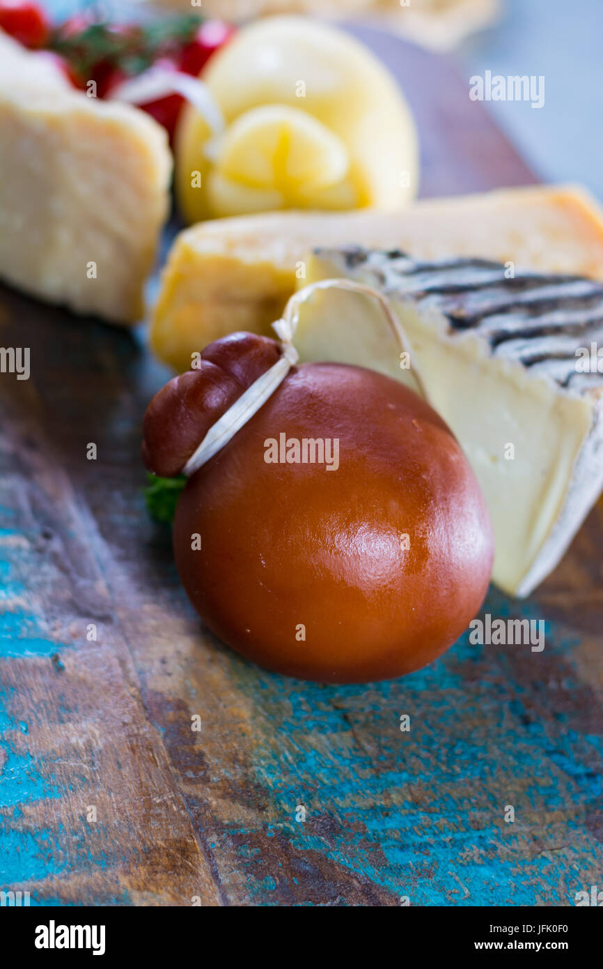 Traditional Italian hard cheeses Parmesan, Grana Padano, Pecorino