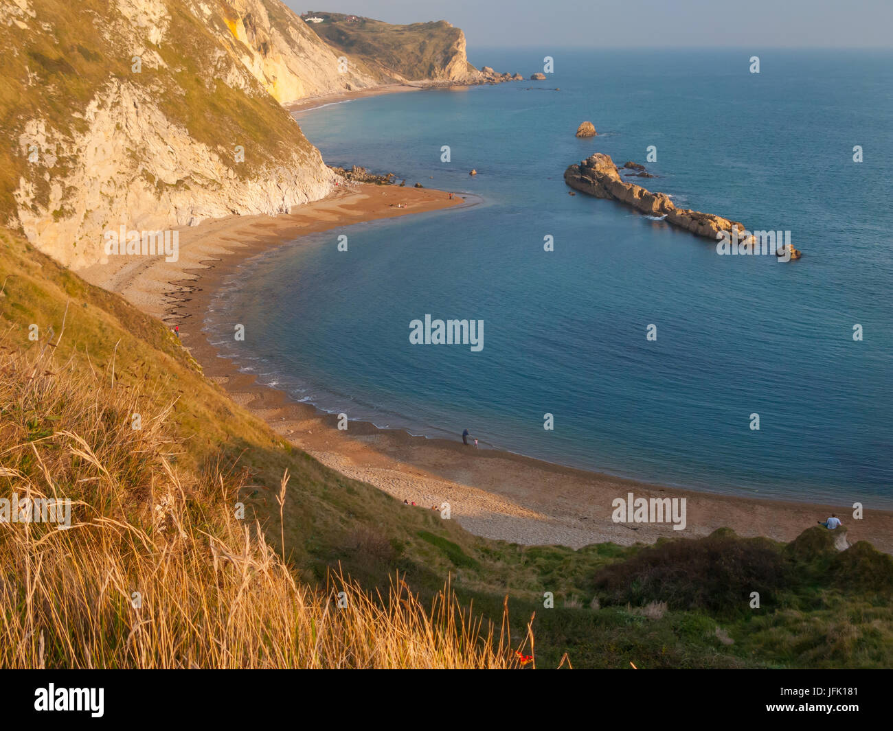 Man O' War Beach, Dorset, UK Stock Photo