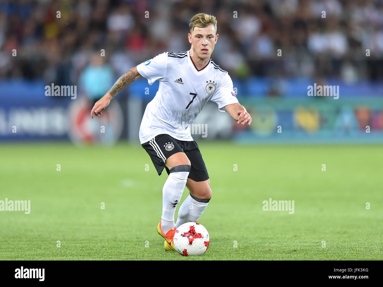Max Meyer during the UEFA European Under-21 final match between Germany ...