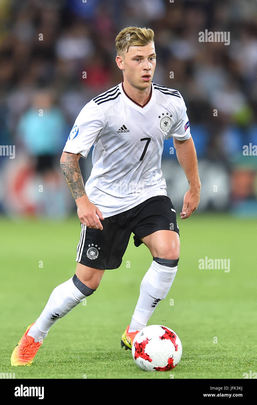 Max Meyer during the UEFA European Under-21 final match between Germany ...