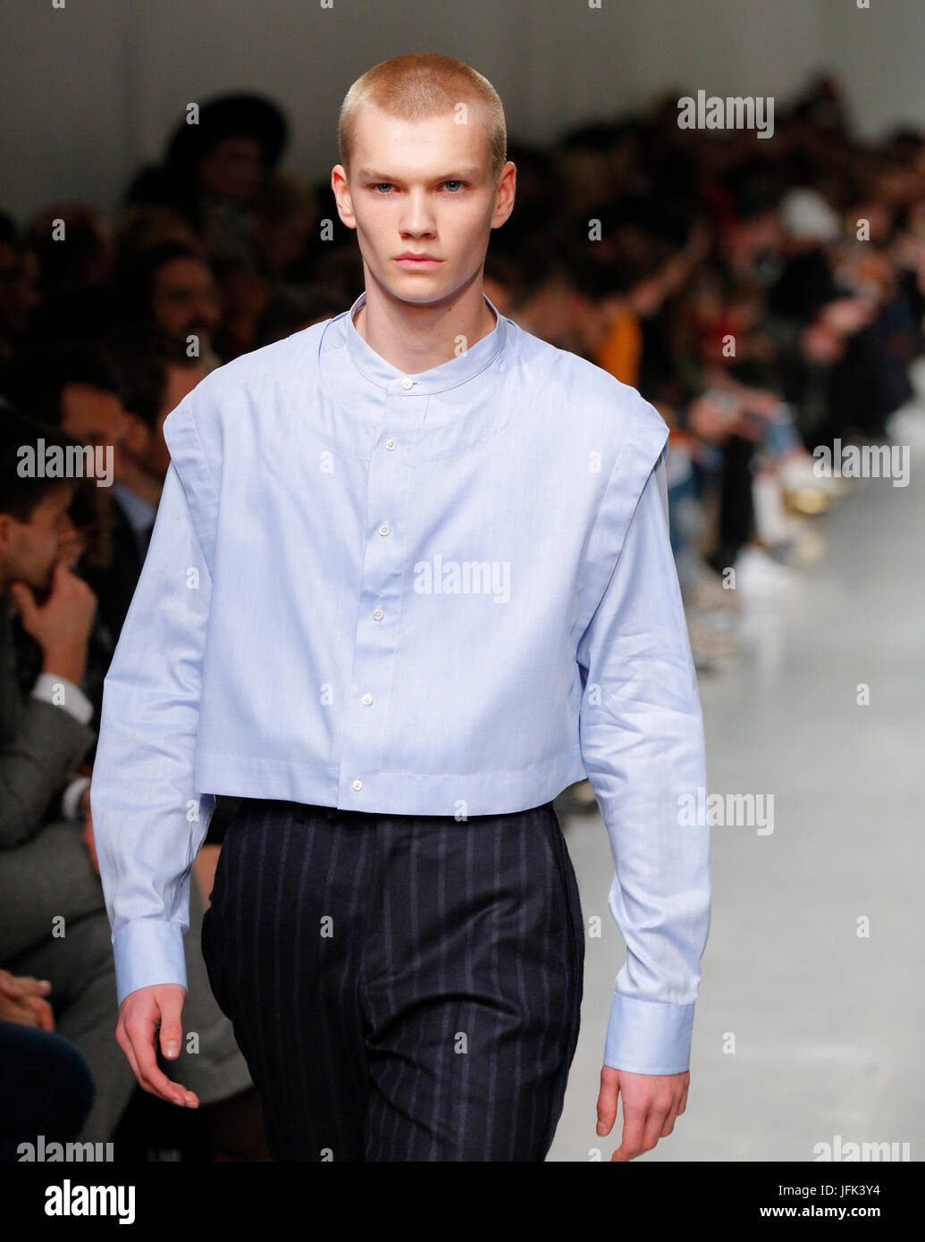 07/01/2017 designers Caseley-Heyford AW17 catwalk show at London ...