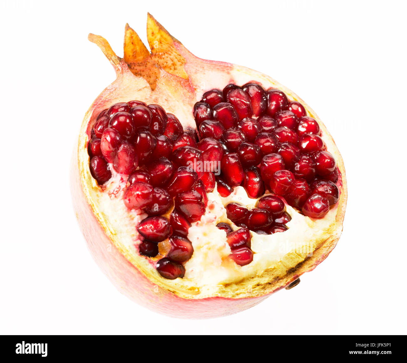 Pomegranate with seeds Stock Photo