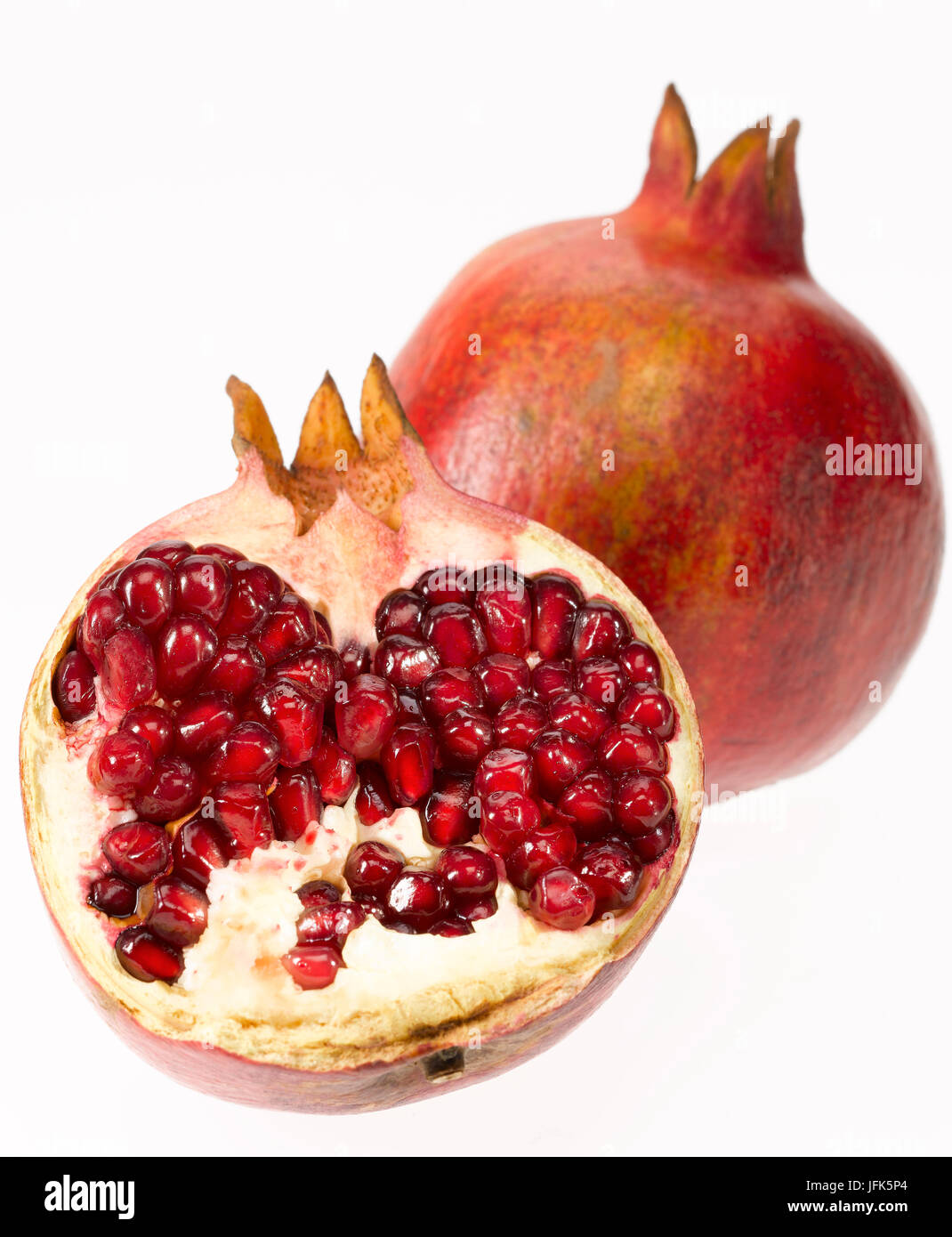 Pomegranate with seeds Stock Photo