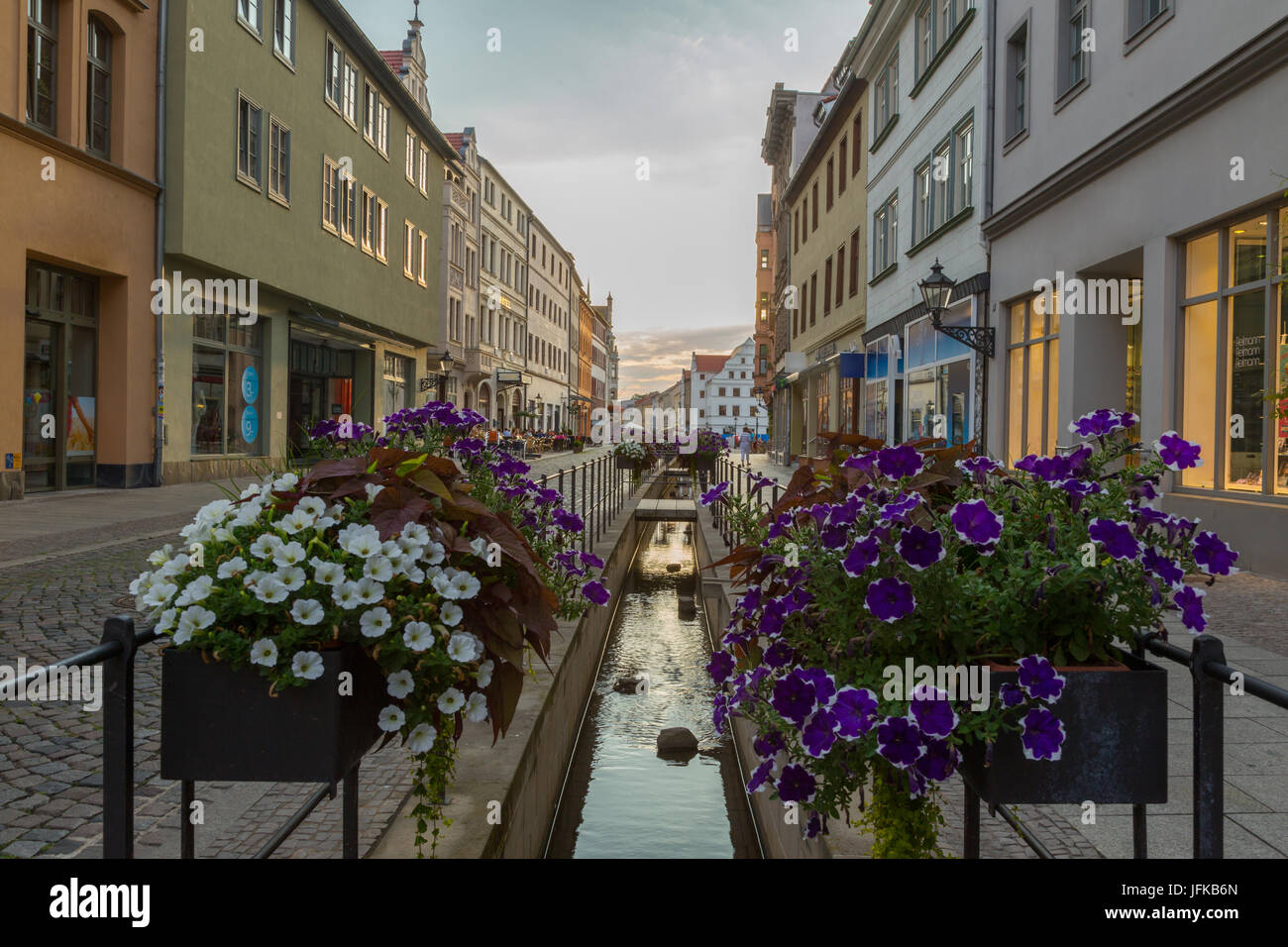 Wittenberger Flower Road Stock Photo Alamy