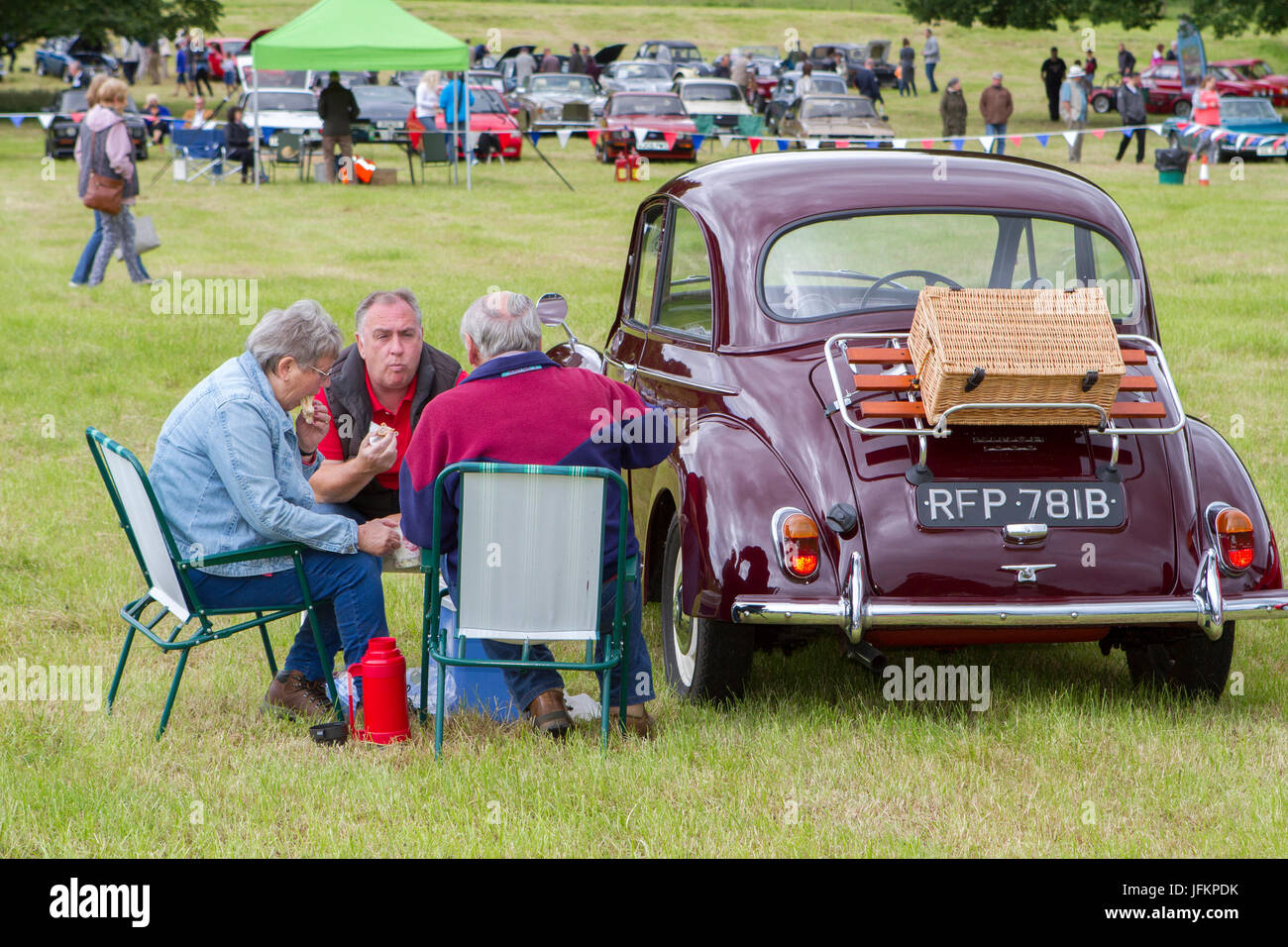 Leighton Hall Car Show, Carnforth, Lancashire. 2nd July 2017. The