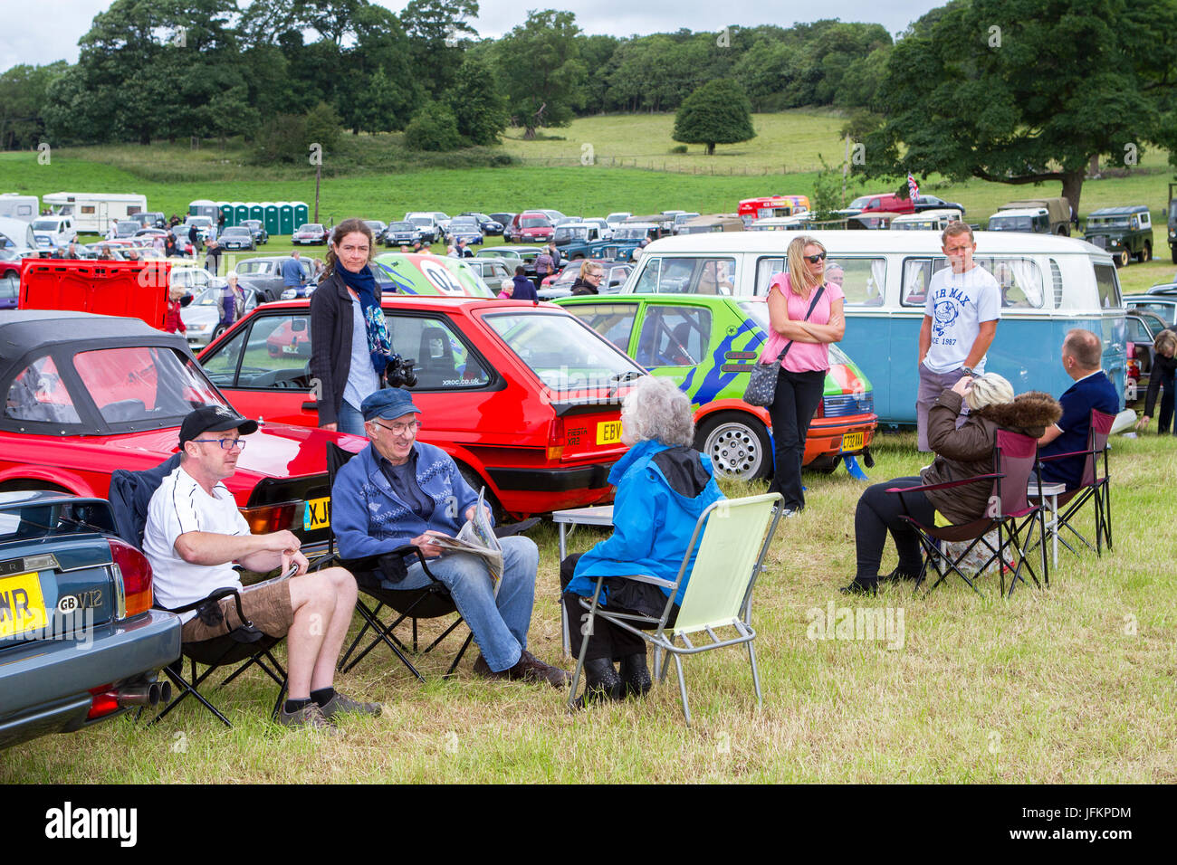 Leighton Hall Car Show, Carnforth, Lancashire. 2nd July 2017. The ...