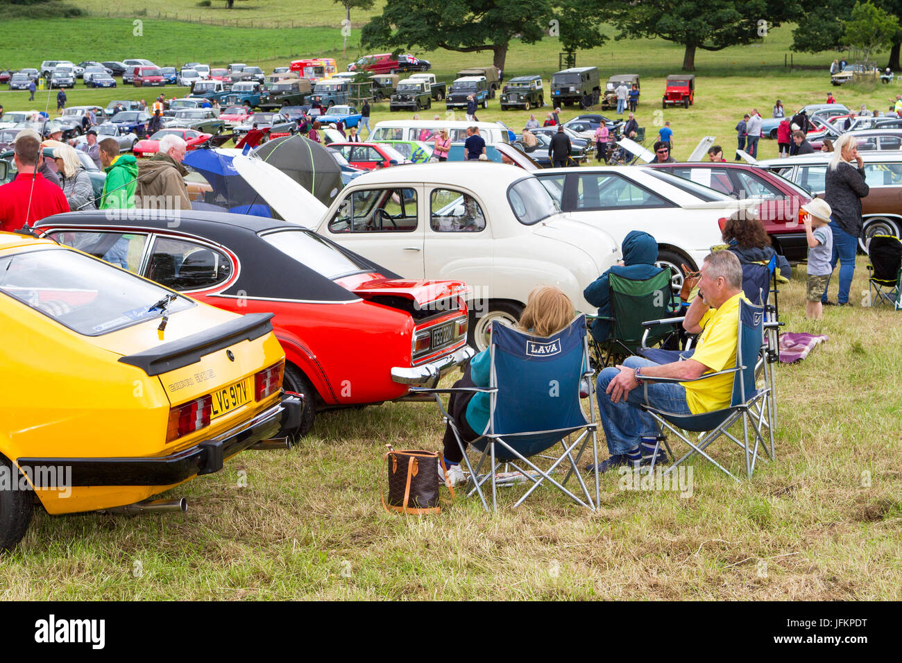 Leighton Hall Car Show, Carnforth, Lancashire. 2nd July 2017. The