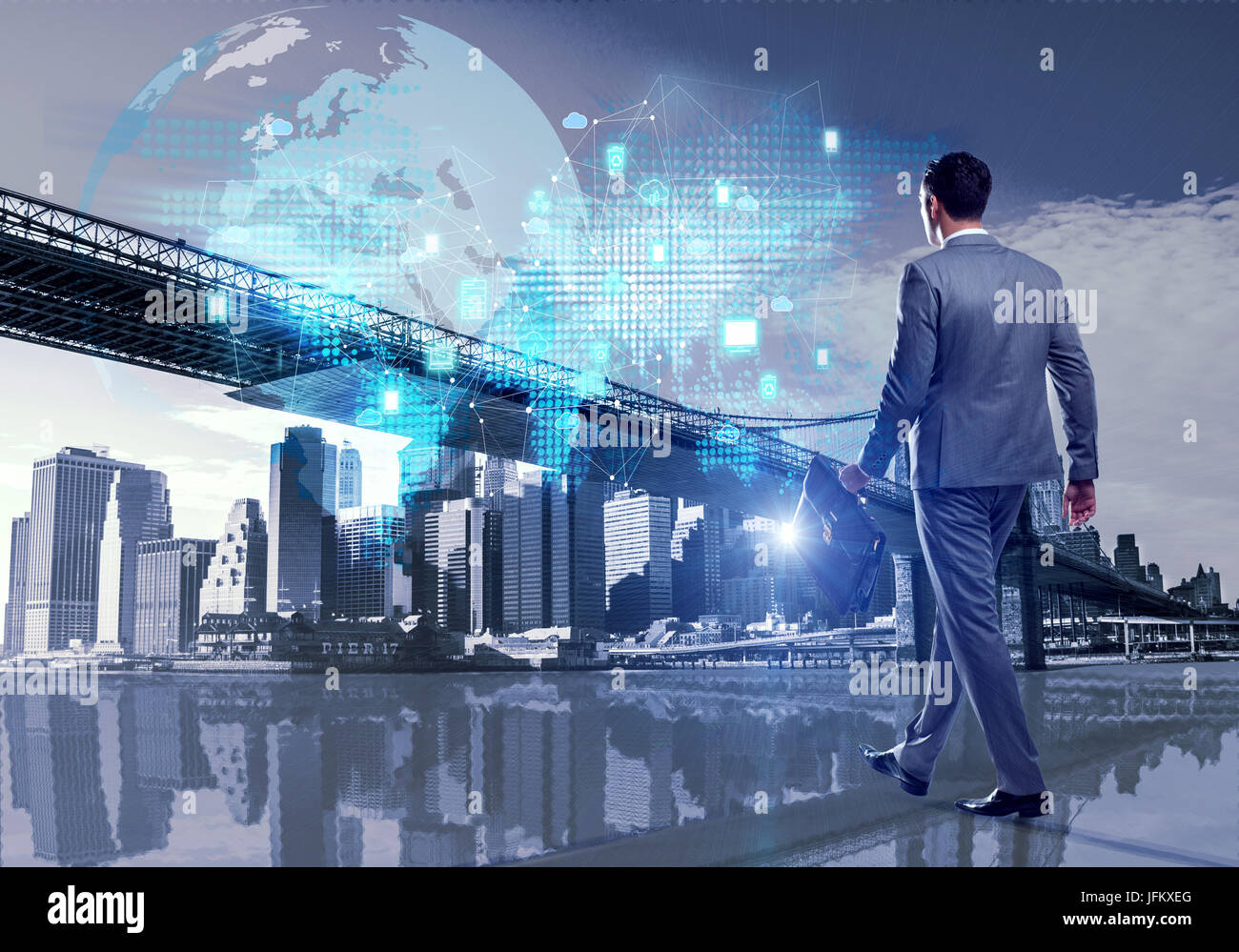 Cloud computing walking hi-res stock photography and images - Alamy