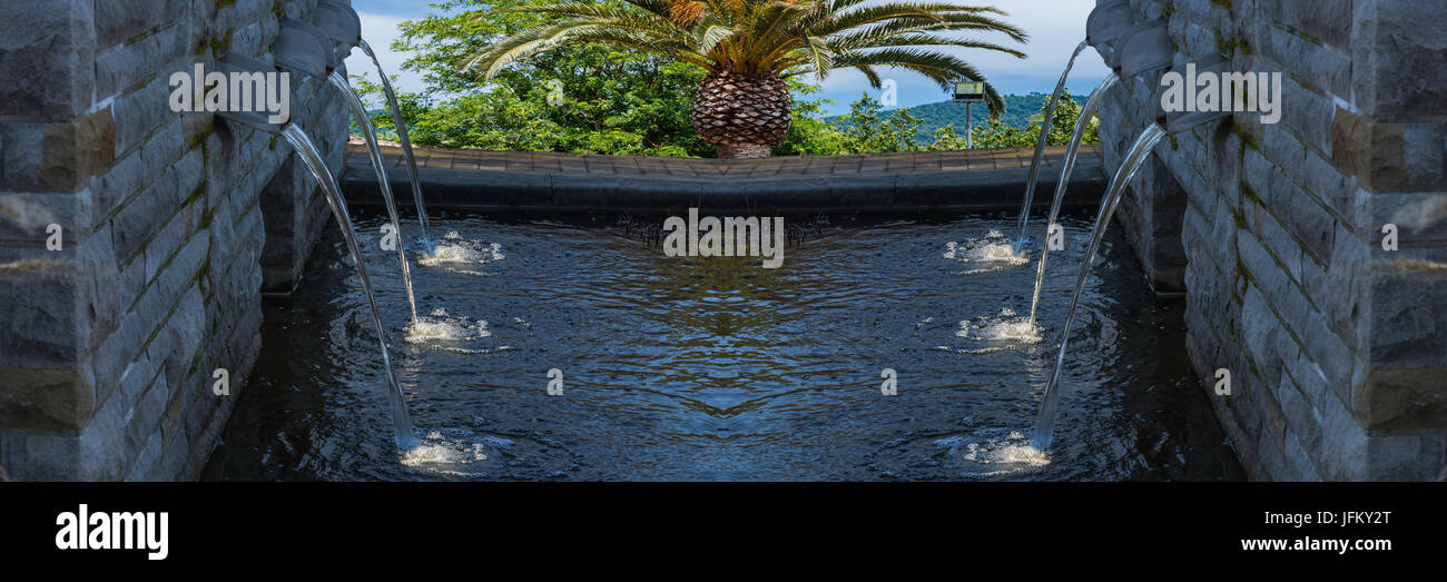 Water fountain garden modern hi-res stock photography and images - Alamy