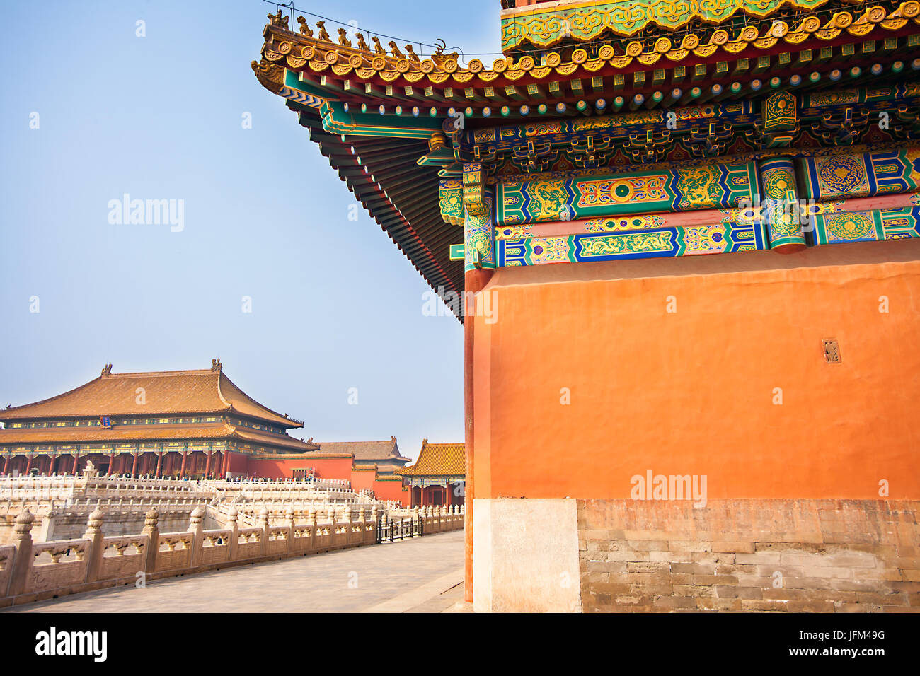 Forbidden City in Beijing North China Stock Photo