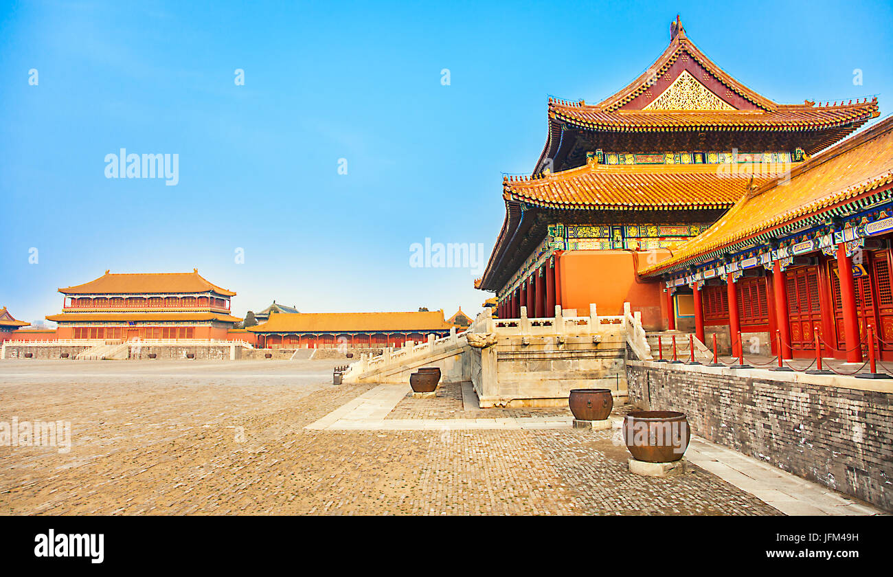 Forbidden City in Beijing North China Stock Photo