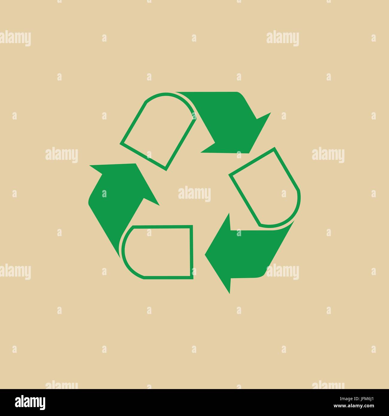Recycle Symbol Green Arrows Logo Web Icon Stock Vector Image & Art - Alamy
