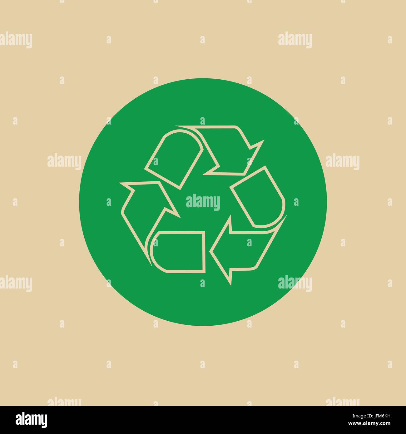 Recycle Symbol Green Arrows Logo Web Icon Stock Vector Image & Art - Alamy