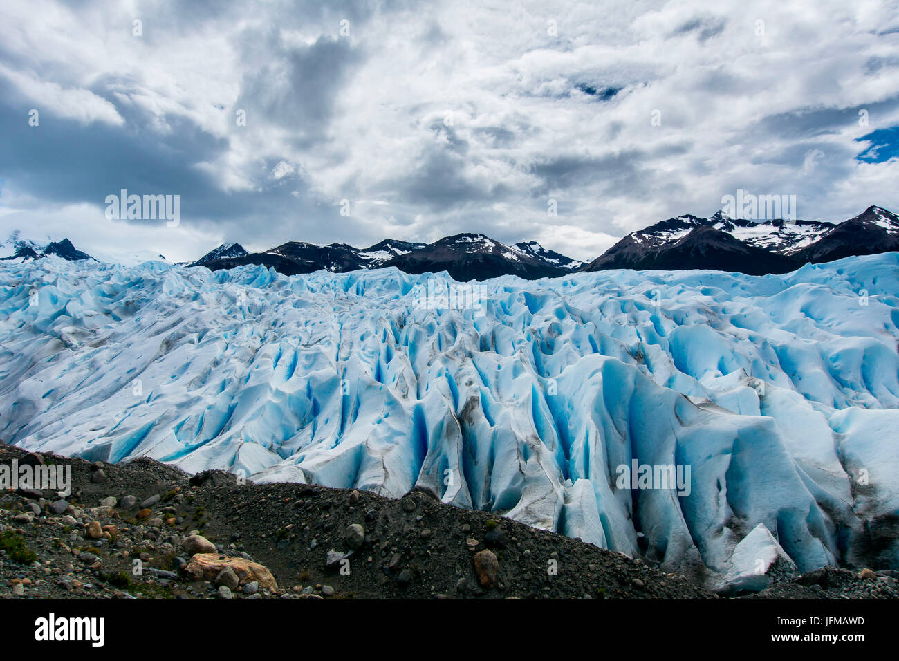Argentina, Patagonia, El Calafate, Los Glaciares National Park, Glacier Perito Moreno Stock Photo