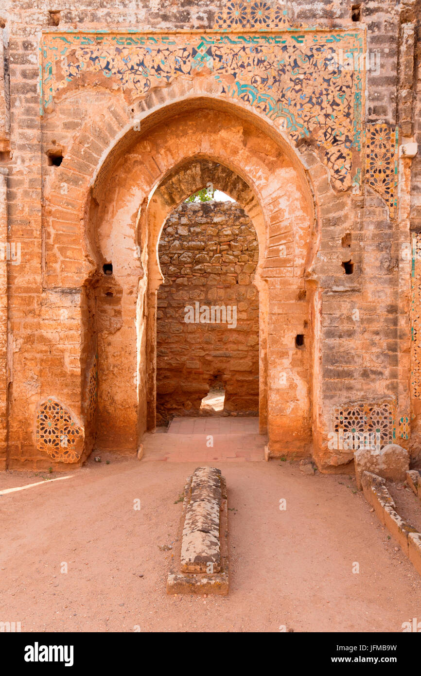 North Africa, Morocco, Capital Rabat, Archaeological site Chellah Stock Photo