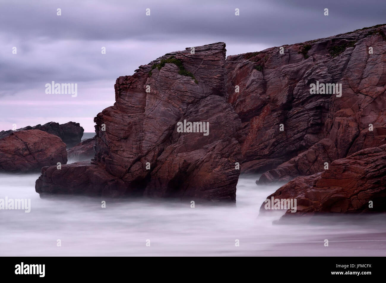Peninsula Quiberon, Brittany, France, Waves in Brittany Stock Photo - Alamy