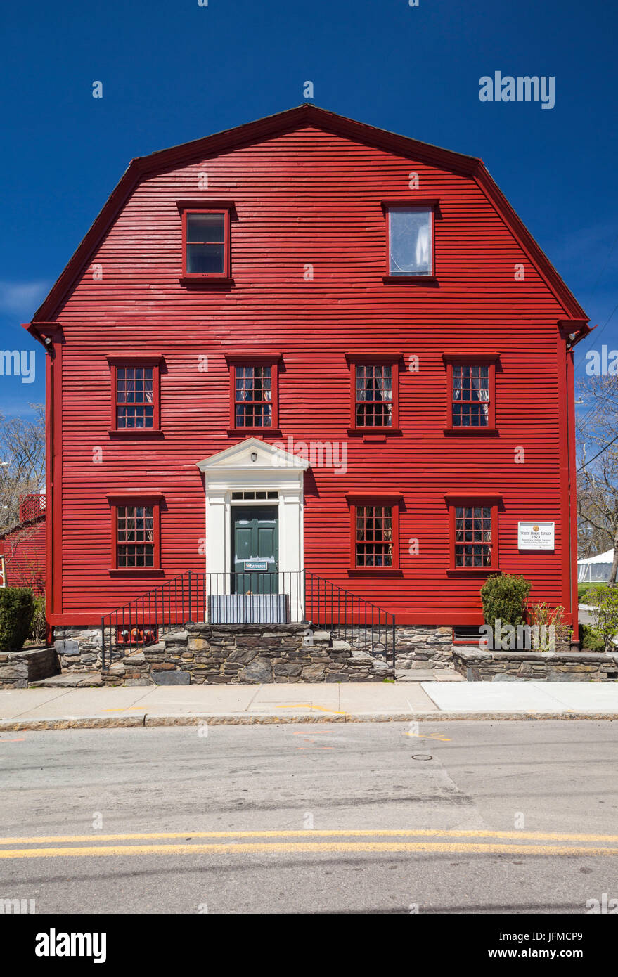 USA, Rhode Island, Newport, White Horse Tavern, 1673, oldest tavern in