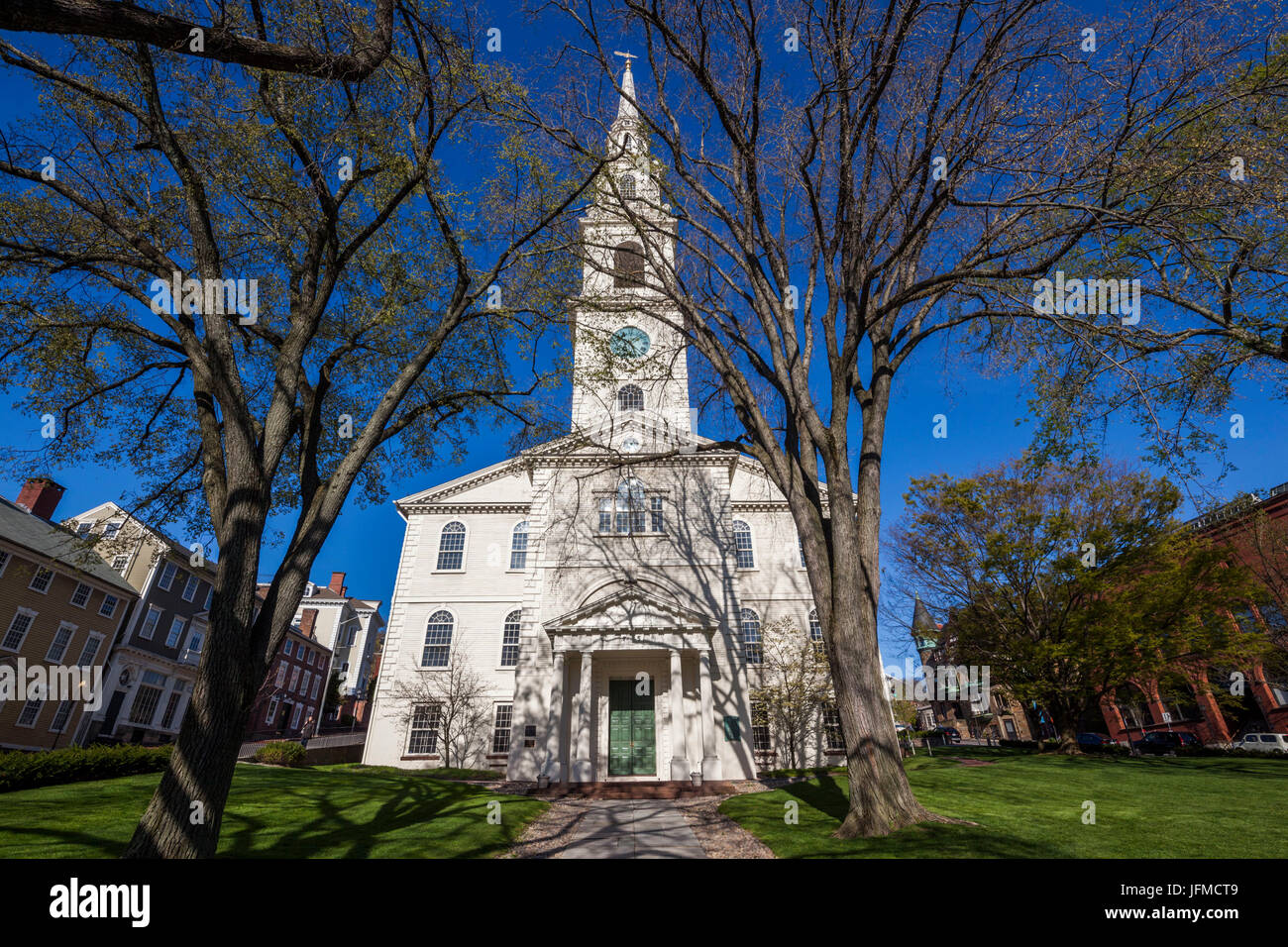 USA, Rhode Island, Providence, First Baptist Church in America Stock Photo