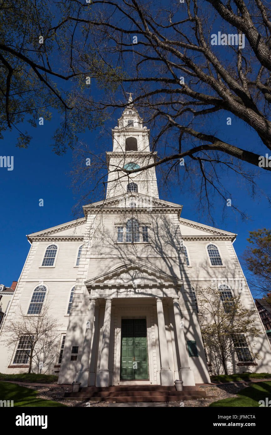 USA, Rhode Island, Providence, First Baptist Church in America Stock Photo