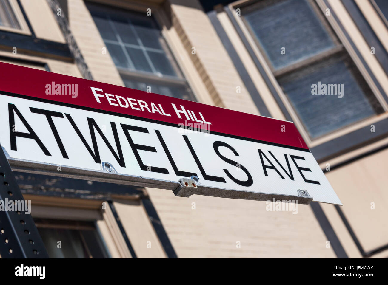 Sign for atwells avenue hires stock photography and images Alamy