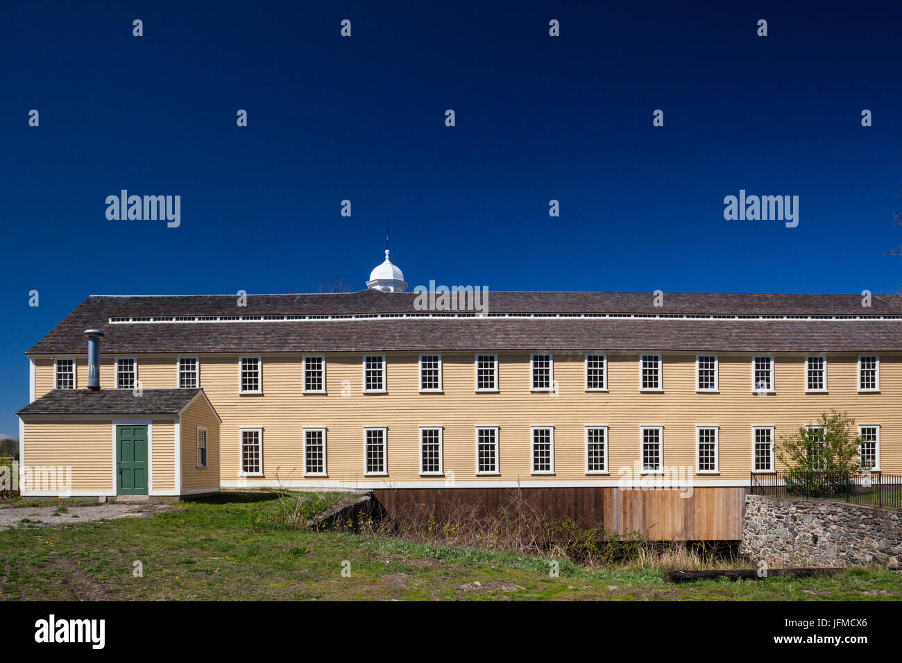 USA, Rhode Island, Pawtucket, Slater Mill Historic Site, first water