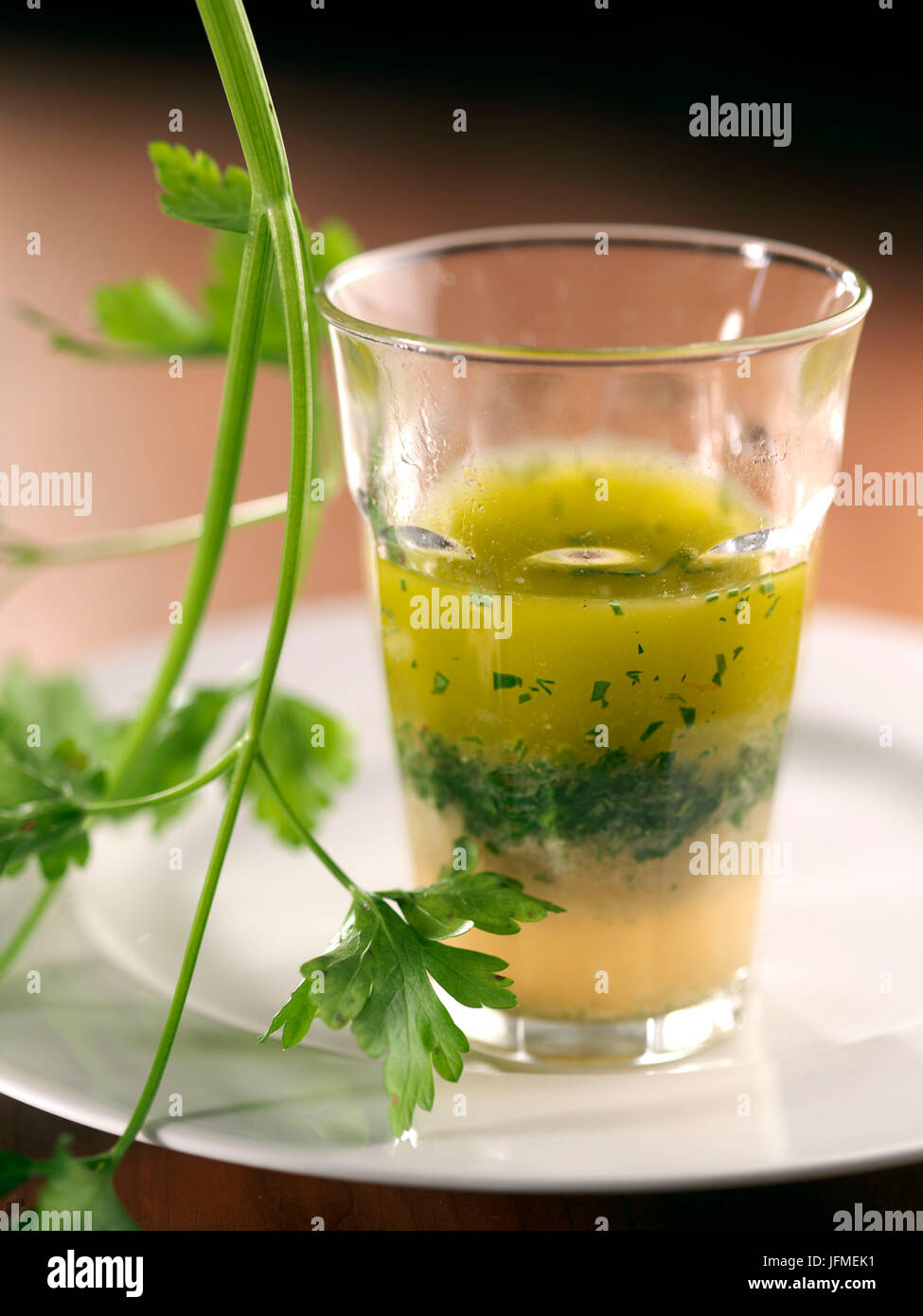 Salatdressing Stock Photo