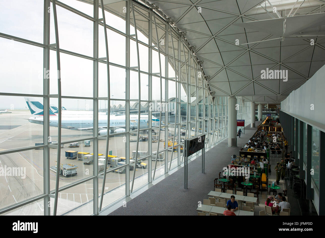 China, Hong Kong, Hong Kong Chek Lap Kok International Airport Stock Photo