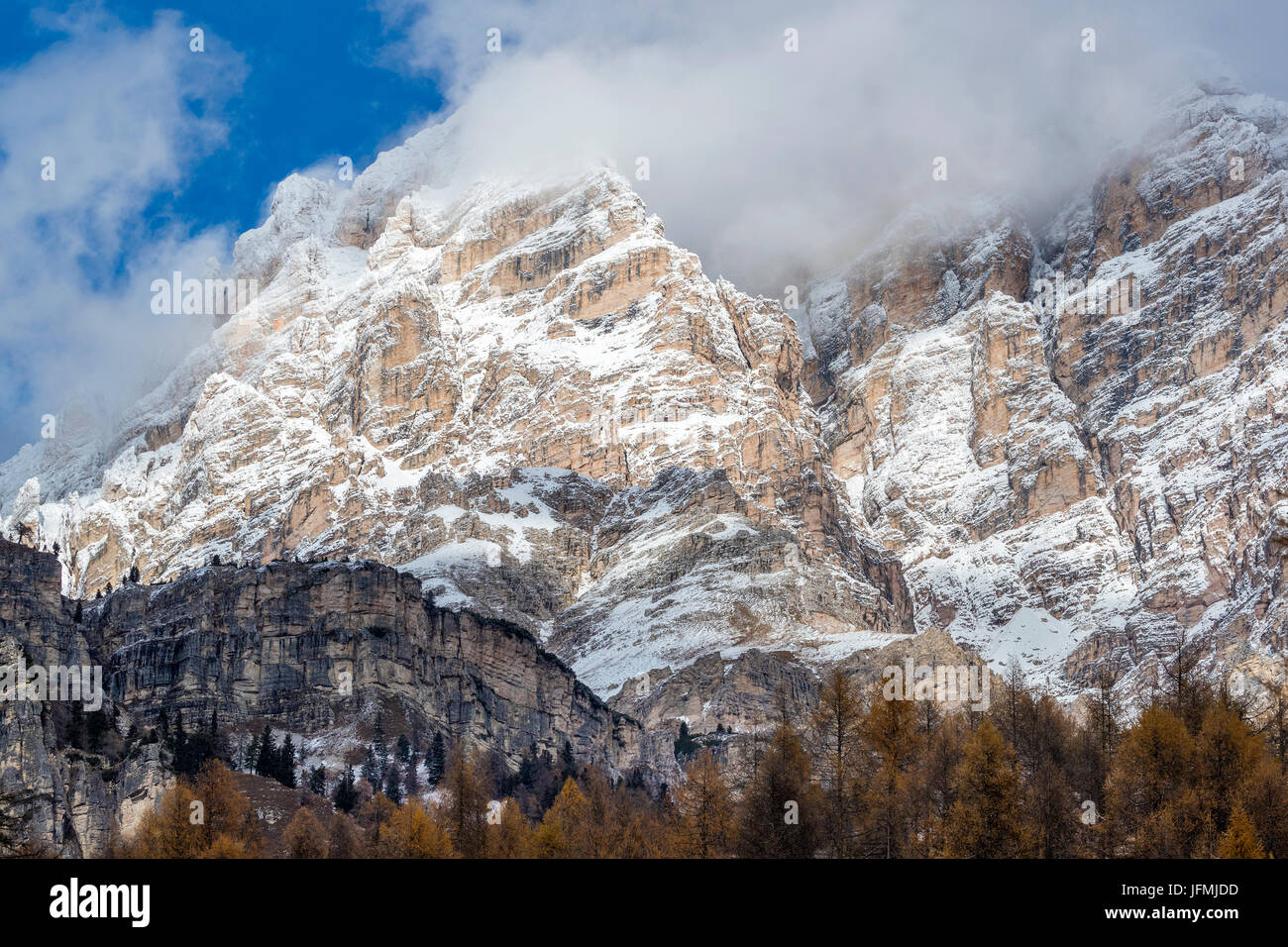 Mountains seen from Passo Tre Croci, Cortina D'Ampezzo, Province of ...