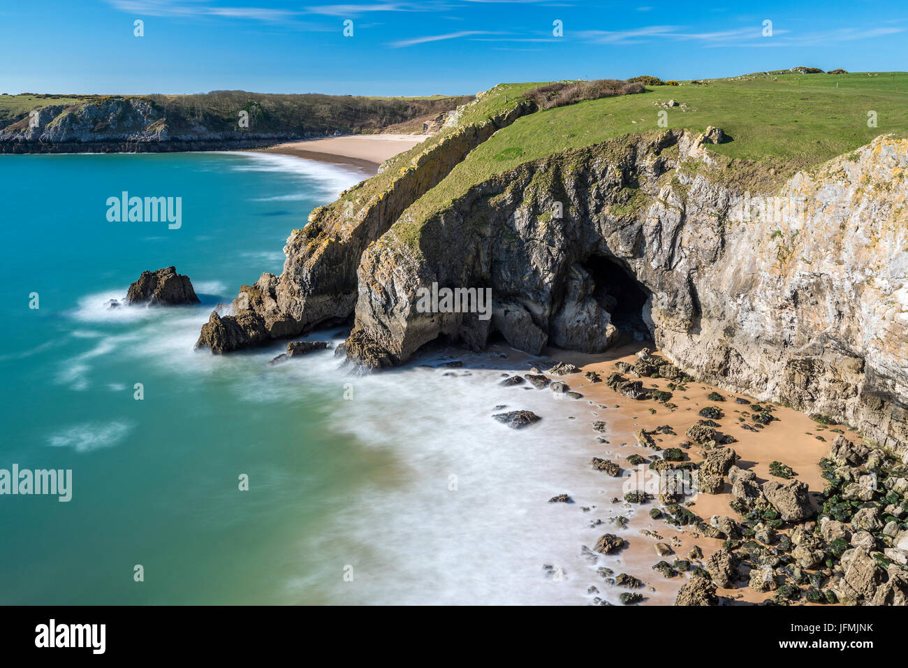 Lorts Cave, Stackpole Warren, Pembrokeshire Coast National Park ...