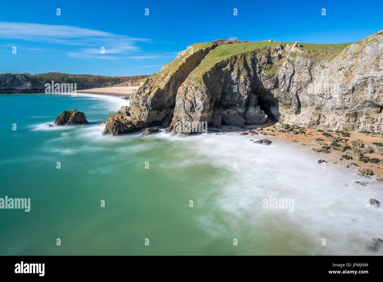 Lorts Cave, Stackpole Warren, Pembrokeshire Coast National Park ...