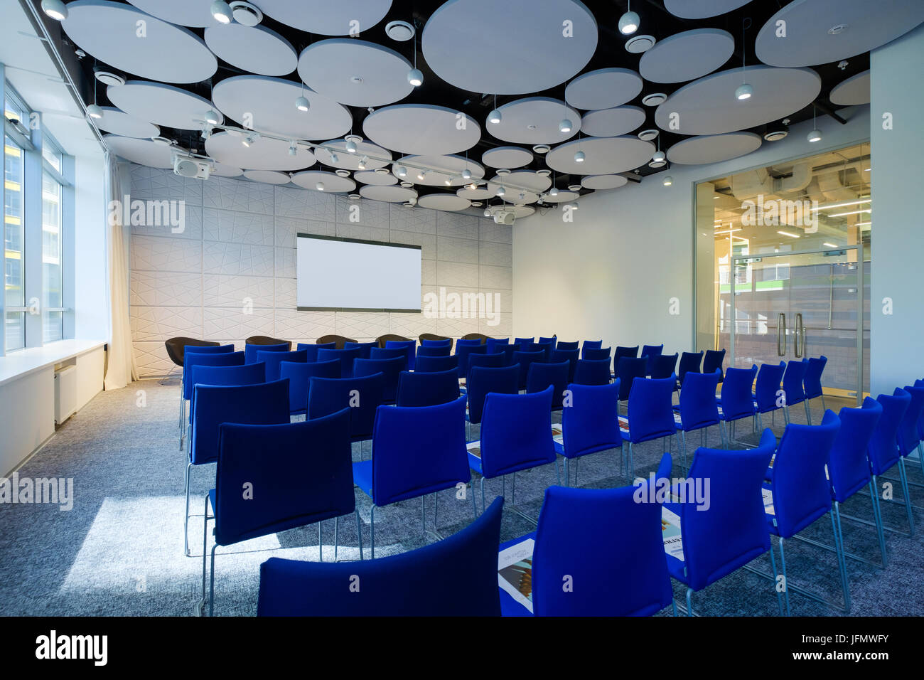 Interior of modern conference hall Stock
