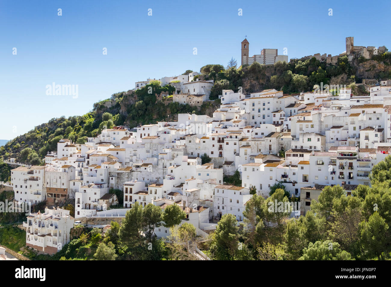 Casares, Andalusia, Spain Stock Photo